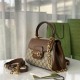 Gucci Horsebit 1955 top handle bag 703848 Leather Brown high