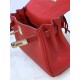 Hermes Kelly Mini Retourne Bag Clemence Leather Red High