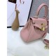 Hermes Kelly Mini Retourne Bag Clemence Leather Pink High