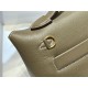 Hermes 2424 Mini Bag EVE Leather WAX Etoupe High