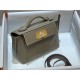 Hermes 2424 Mini Bag EVE Leather WAX Etoupe High