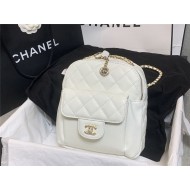 Chanel Backpack Calfskin Gold-Tone Metal A0004 High