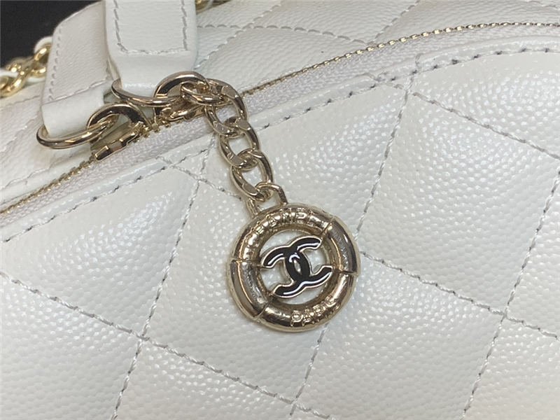 Chanel Backpack Calfskin Gold-Tone Metal A0004 High