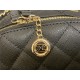 Chanel Backpack Calfskin Gold-Tone Metal A0004 High