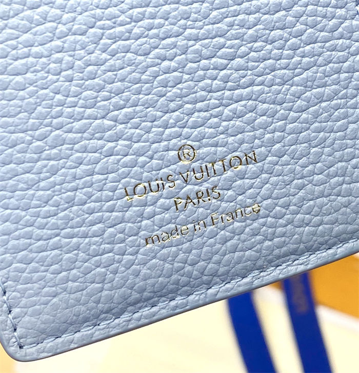 Louis Vuitton Métis Compact Wallet Monogram Empreinte M82927 Blue High