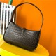 LE 5 À 7 MINI HOBO BAG IN IN CROCODILE-EMBOSSED SHINY LEATHER High