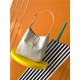 LE 5 À 7 SUPPLE SMALL HOBO BAG LEATHER White High