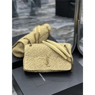 JAMIE MEDIUM "CARRÉ RIVE GAUCHE" IN Raffia High