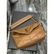 LOULOU PUFFER SMALL BAG IN QUILTED LAMBSKIN Gold-Tone Caramel High