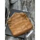 LOULOU PUFFER SMALL BAG IN QUILTED LAMBSKIN Gold-Tone Caramel High