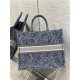 LARGE Dior BOOK TOTE Brocart Embroidery High