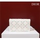 MEDIUM Dior CARO BAG Lucky Star Cannage Lambskin White High