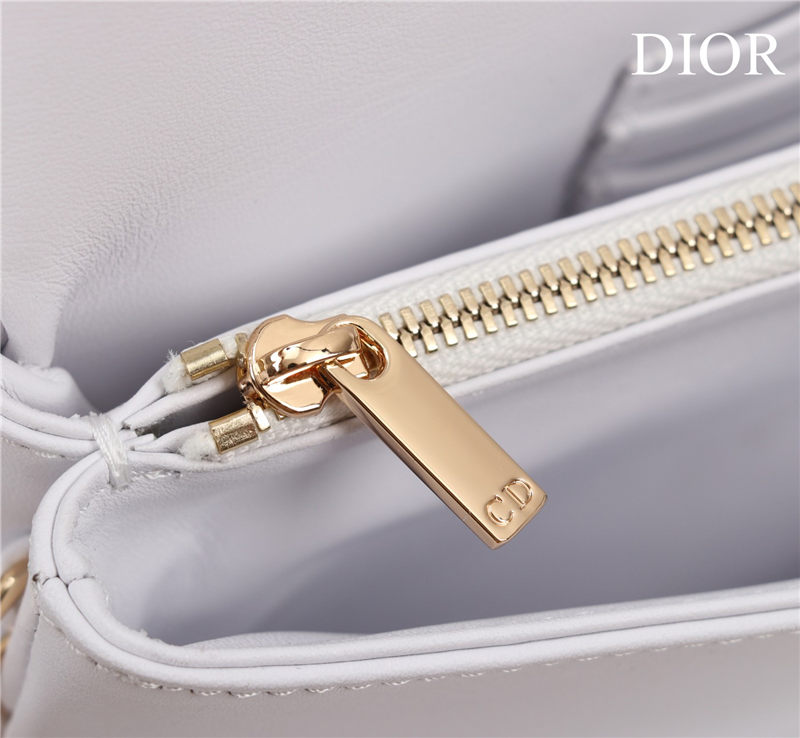 MEDIUM Dior CARO BAG Lucky Star Cannage Lambskin White High