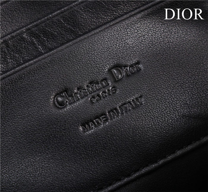 MEDIUM Dior CARO BAG Lucky Star Cannage Lambskin Black High