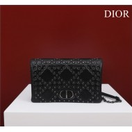 MEDIUM Dior CARO BAG Lucky Star Cannage Lambskin Black High