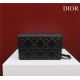 MEDIUM Dior CARO BAG Lucky Star Cannage Lambskin Black High