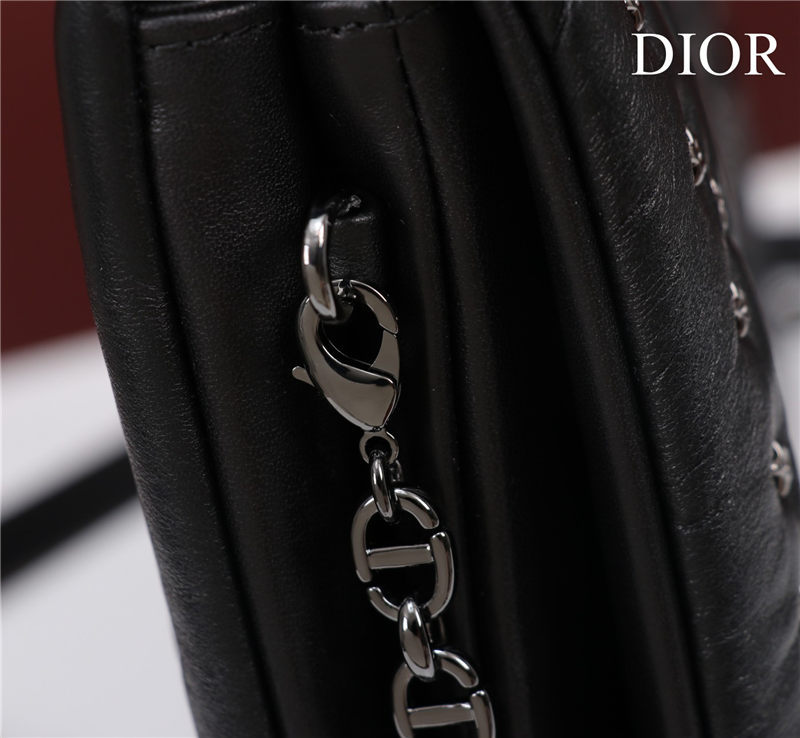 MEDIUM Dior CARO BAG Lucky Star Cannage Lambskin Black High