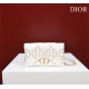 SMALL Dior CARO BAG Lucky Star Cannage Lambskin White High