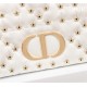 SMALL Dior CARO BAG Lucky Star Cannage Lambskin White High