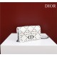 SMALL Dior CARO BAG Lucky Star Cannage Lambskin White High