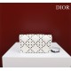 SMALL Dior CARO BAG Lucky Star Cannage Lambskin White High