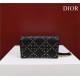 SMALL Dior CARO BAG Lucky Star Cannage Lambskin Black High