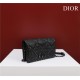 SMALL Dior CARO BAG Lucky Star Cannage Lambskin Black High