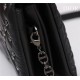 SMALL Dior CARO BAG Lucky Star Cannage Lambskin Black High