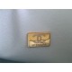 Small CLASSIC HANDBAG Grained Calfskin Gold Metal Grey Green A