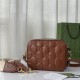 GG Matelassé leather small bag 702234 Brown High