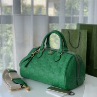 GG Matelassé leather medium bag 702242 Green High