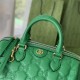 GG Matelassé leather medium bag 702242 Green High