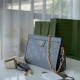 GG Matelassé leather small bag 702200 Grey High