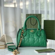 GG Matelassé leather mini bag 702251 Green High