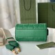 GG Matelassé leather mini bag 702251 Green High