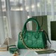 GG Matelassé leather mini bag 702251 Green High