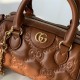 GG Matelassé leather mini bag 702251 Brown High