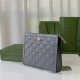 GG Matelassé pouch 723780 Grey High