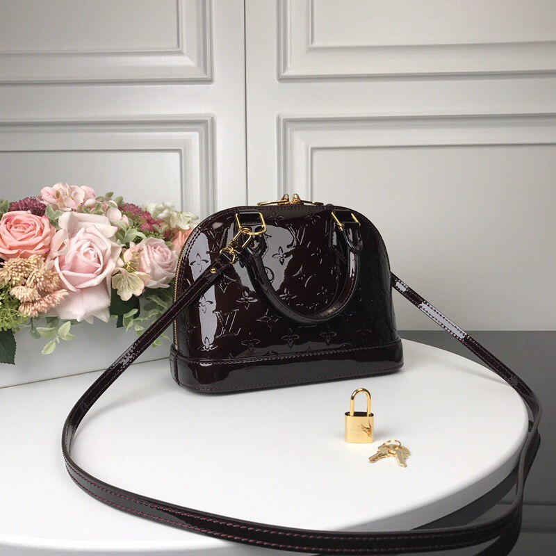 Louis Vuitton Alma BB Bag M91606 Coffee High