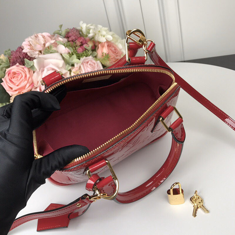 Louis Vuitton Alma BB Bag M91606 Red High