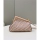 Fendi First Small Braided Leather Bag Pink High