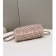 Fendi First Small Braided Leather Bag Pink High