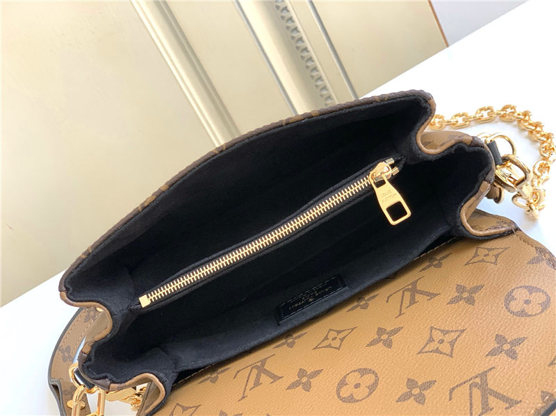 Louis Vuitton POCHETTE MÉTIS EAST WEST Monogram Reverse coated canvas M46279 High