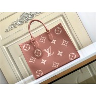 Louis Vuitton ONTHEGO MM Monogram Empreinte Pink M45495 High