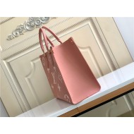 Louis Vuitton ONTHEGO MM Monogram Empreinte Pink M45495 High