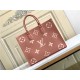 Louis Vuitton ONTHEGO MM Monogram Empreinte Pink M45495 High