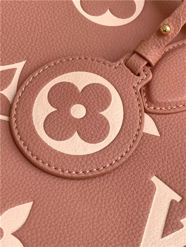 Louis Vuitton ONTHEGO MM Monogram Empreinte Pink M45495 High