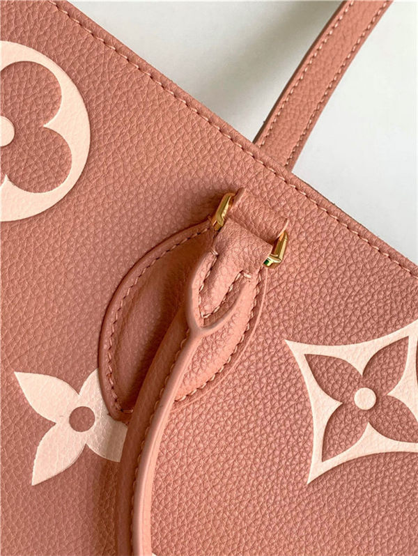 Louis Vuitton ONTHEGO MM Monogram Empreinte Pink M45495 High