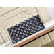 Louis Vuitton ONTHEGO MM Denim textile jacquard M46448 High