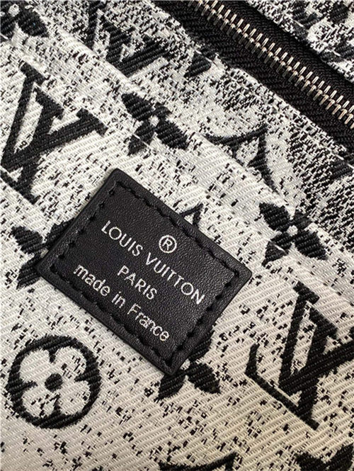 Louis Vuitton ONTHEGO MM Denim textile jacquard M46448 High